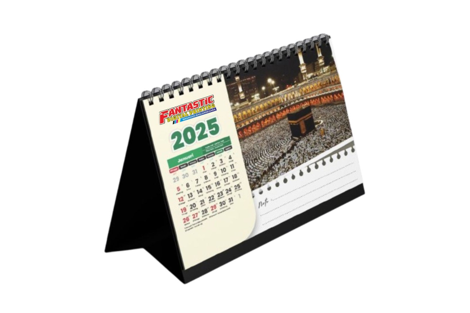 Kalender Meja Blangko